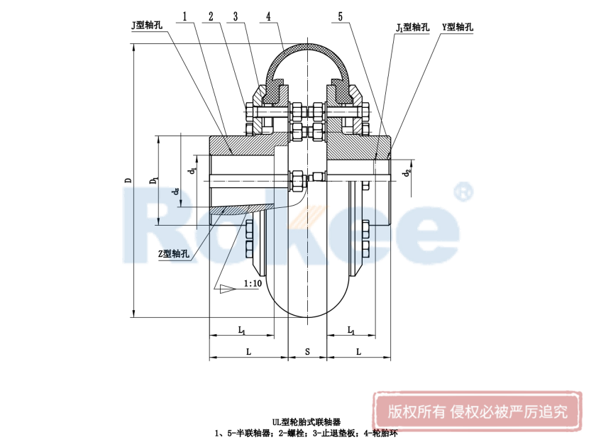 LLA聯(lián)軸器,LLA輪胎聯(lián)軸器,LLA輪胎式聯(lián)軸器