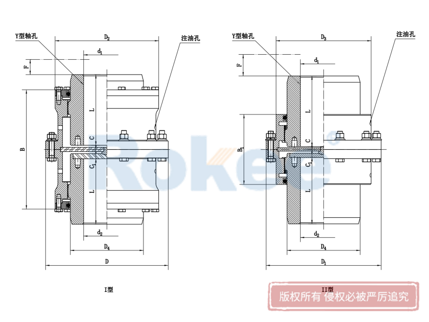 WGC鼓形齒式聯(lián)軸器,WGC型垂直安裝鼓形齒式聯(lián)軸器,WGC齒式聯(lián)軸器